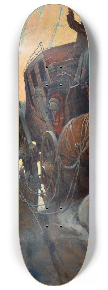 N. C. Wyeth - HandsUp 8.25 inch art skate deck