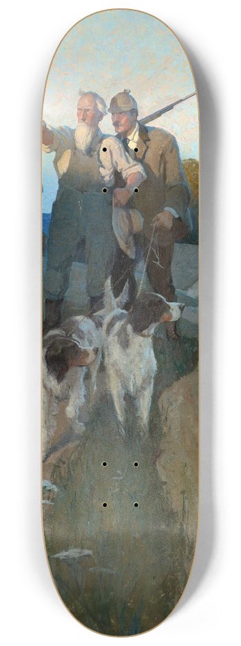 N. C. Wyeth - OverYonder 8.25 inch art skate deck