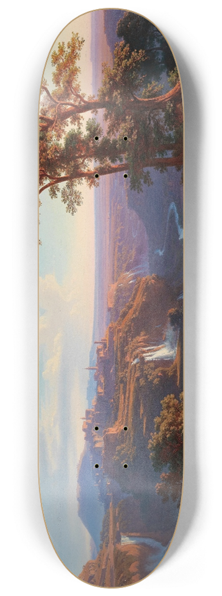 Johann Jakob Frey - Ansicht von Tivoli 8.25 inch art skate deck