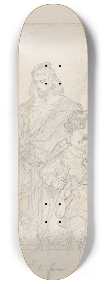Nicaise De Keyser - Christopher Columbus Regarded as Mad 8.25 inch art skate deck