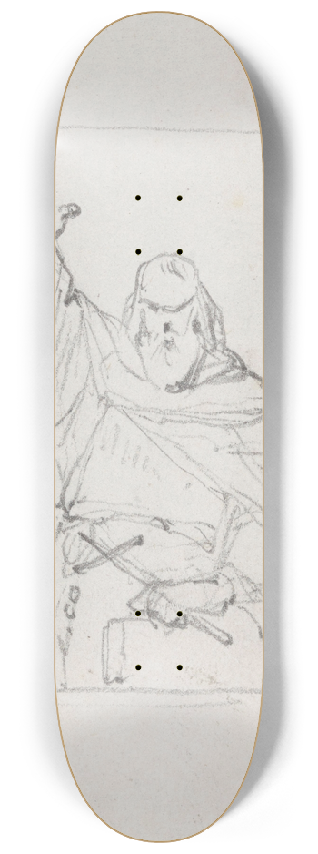Nicaise De Keyser - Peter the Hermit 8.25 inch art skate deck