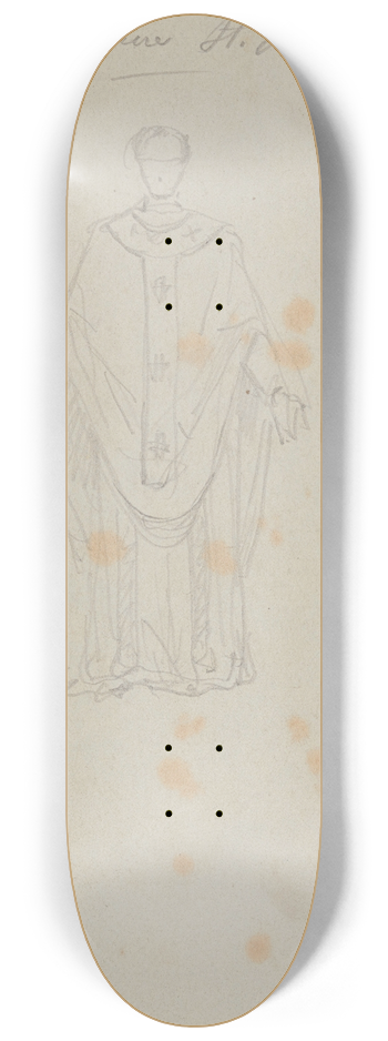Nicaise De Keyser - Saint Stephen 8.25 inch art skate deck