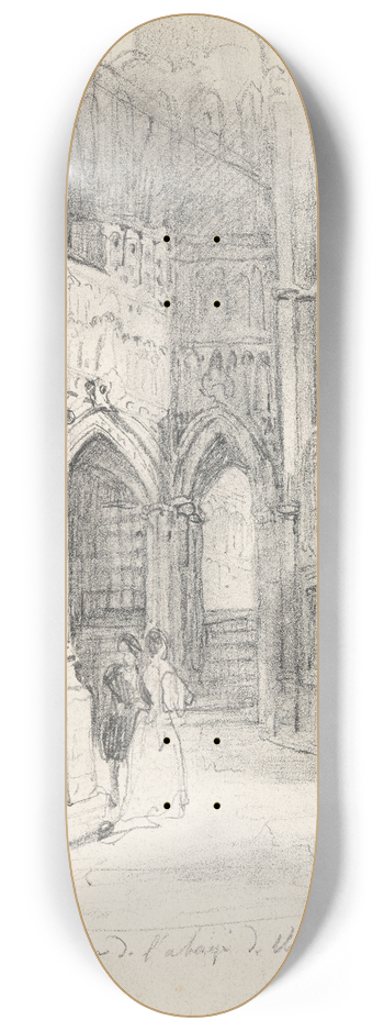 Nicaise De Keyser - Westminster Abbey 8.25 inch art skate deck