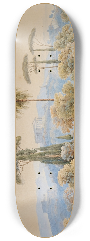 Johann Jakob Wolfensberger - Vue du Forum Romain 8.25 inch art skate deck