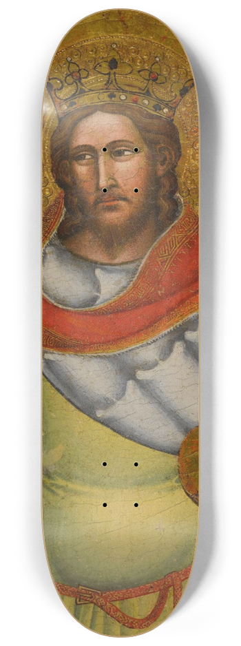 Niccol di Pietro Gerini - Saint Sigismund 8.25 inch art skate deck