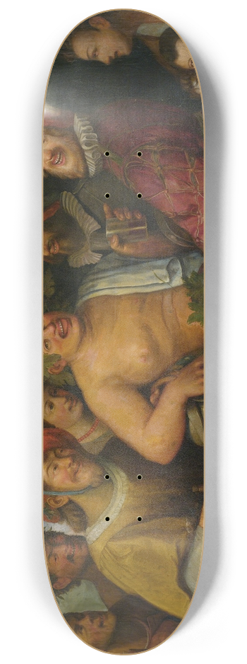 Niccol Frangipane - A Bacchanal 8.25 inch art skate deck