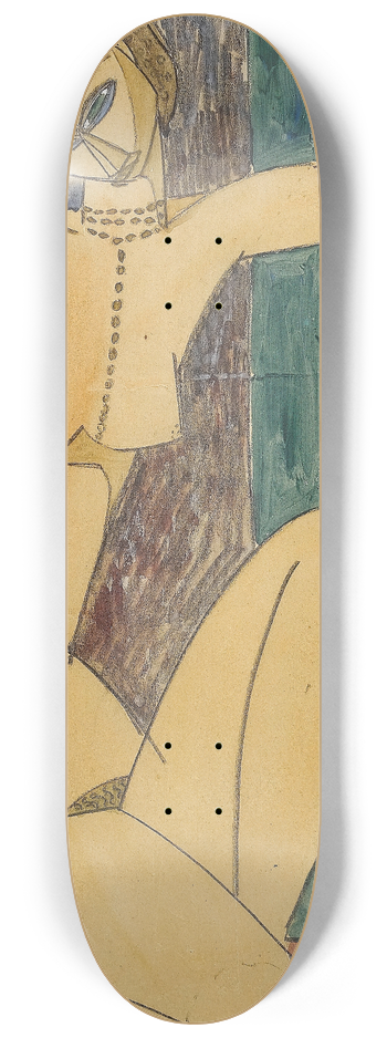Amedeo Modigliani - Cariatide 8.25 inch art skate deck