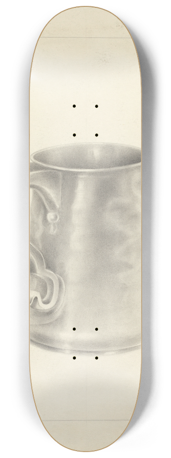 Nicholas Zupa - Silver Mug 8.25 inch art skate deck