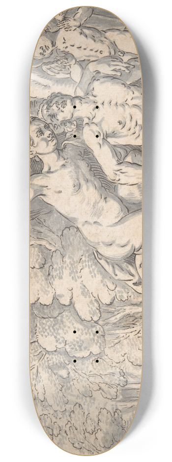Johann Knig - The Death of Adonis 8.25 inch art skate deck
