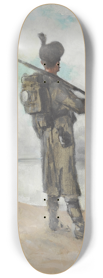 Nicolae Grigorescu - Danube guard (Santinela) 8.25 inch art skate deck