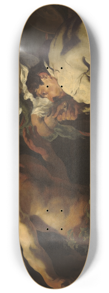 Johann Liss - The Satyr and the Peasant 8.25 inch art skate deck