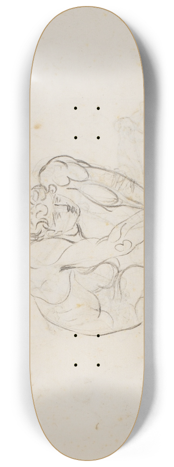 Nicolai Abildgaard - Udkast til Filoktet-figuren 8.25 inch art skate deck