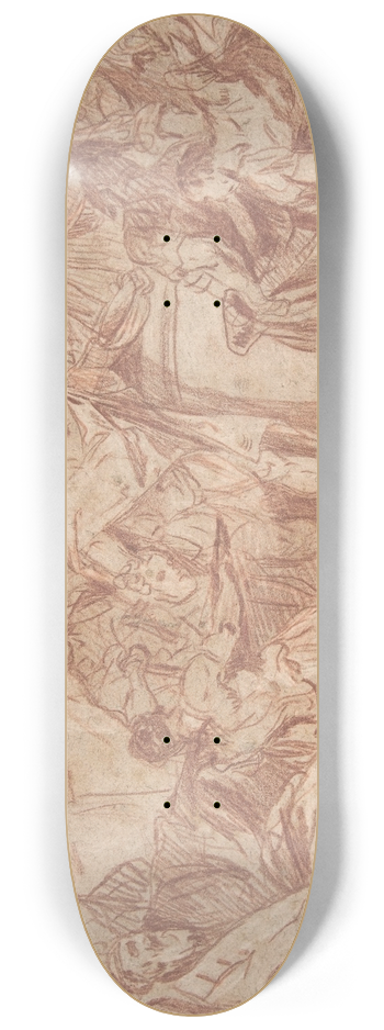 Nicola Marcola - Scene from Ancient History 8.25 inch art skate deck