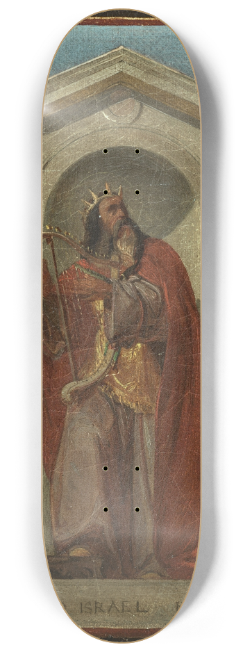 Nicolas Auguste Hesse - David, roi dIsral 8.25 inch art skate deck
