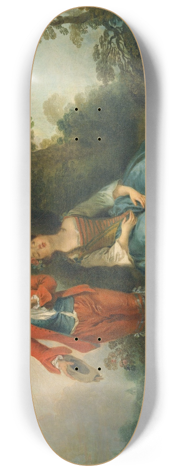 Nicolas Lancret - Sleeping Shepherdess 8.25 inch art skate deck