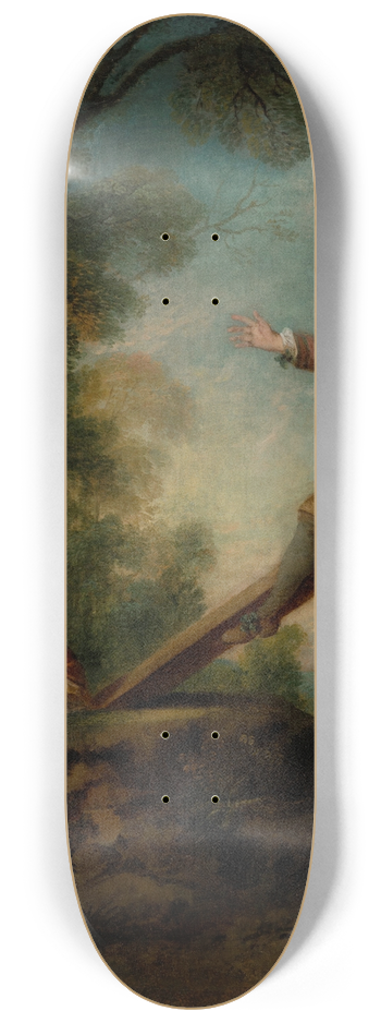 Nicolas Lancret - The Seesaw 8.25 inch art skate deck