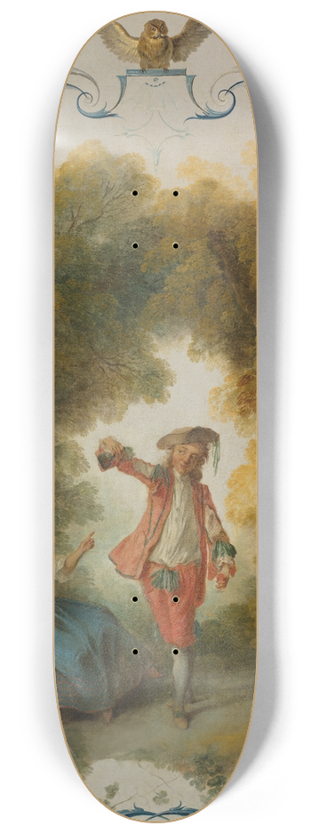 Nicolas Lancret - The Vineyard 8.25 inch art skate deck