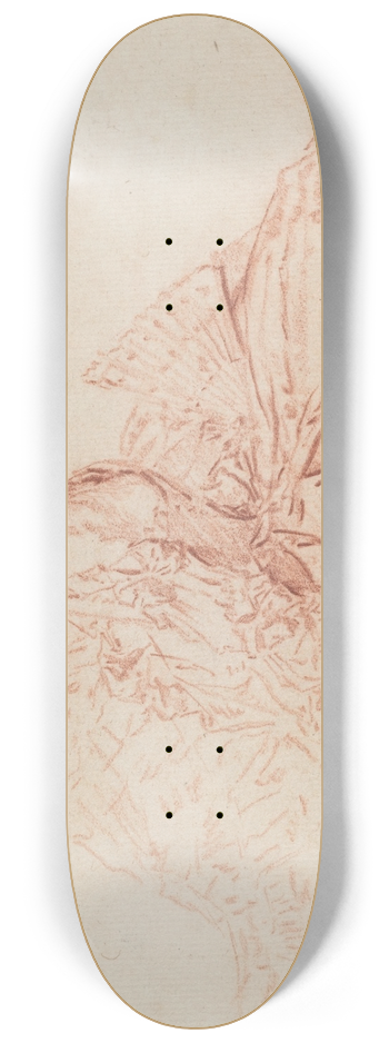 Nicolas Lancret - Two Seated Ladies 8.25 inch art skate deck