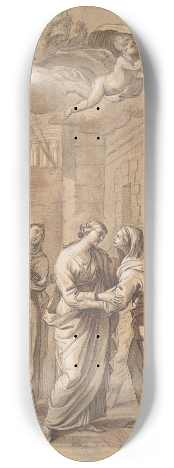 Nicolas Mignard - The Visitation 8.25 inch art skate deck