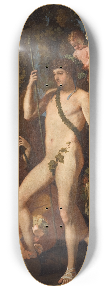 Nicolas Poussin - Bacchus-Apollo 8.25 inch art skate deck