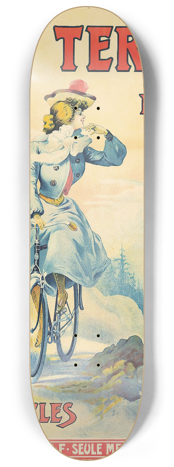 Nicolas Tamagno - Cycles Motocycles 8.25 inch art skate deck