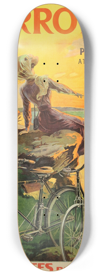 Nicolas Tamagno - Terrot And Cie. Dijon Bicyclettes De Tourisme 8.25 inch art skate deck