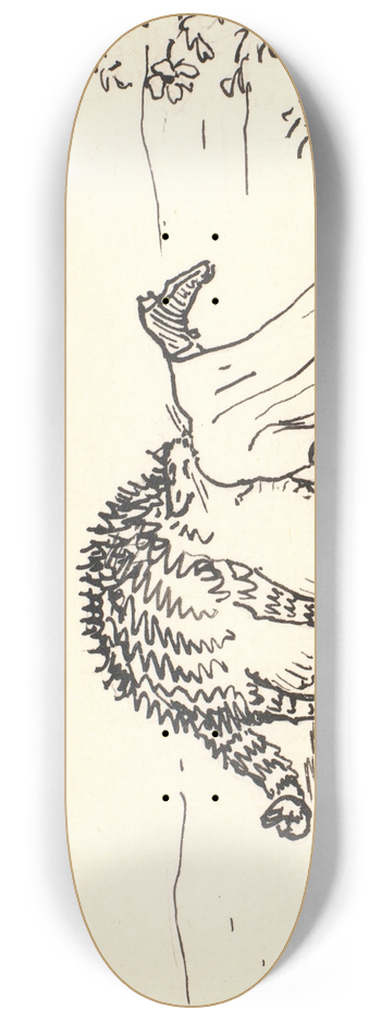 Niels Skovgaard - Den tykke kat 8.25 inch art skate deck