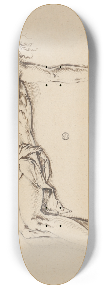 Niklaus Bock - Der Leichnam Christi 8.25 inch art skate deck