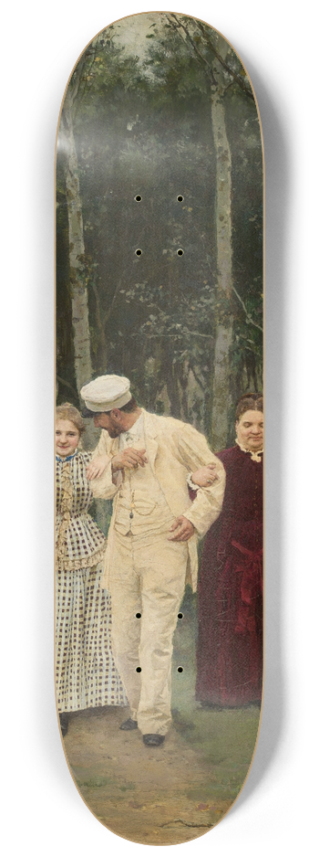Nikolai Dmitrievich Kuznetsov - Courtship 8.25 inch art skate deck