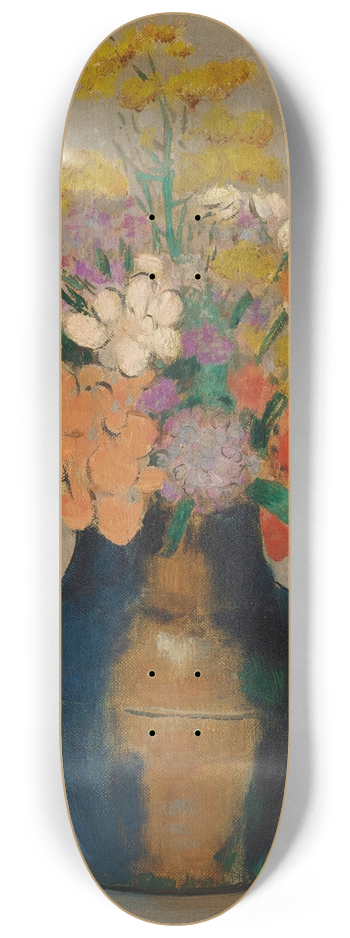 Odilon Redon - Bouquet de fleurs dans un vase 8.25 inch art skate deck
