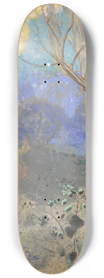 Odilon Redon - Buddha 8.25 inch art skate deck