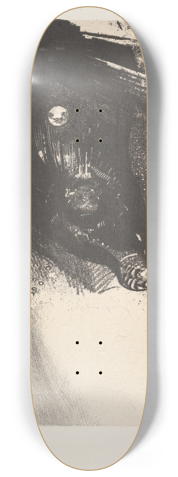 Odilon Redon - Hideous Larvae 8.25 inch art skate deck