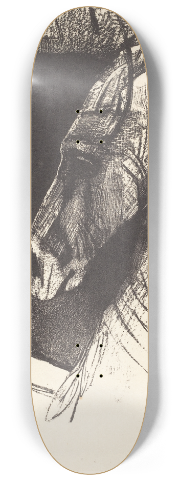 Odilon Redon - Le Coursier (The Race Horse) 8.25 inch art skate deck