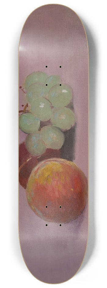 Odilon Redon - Still Life withFruit 8.25 inch art skate deck