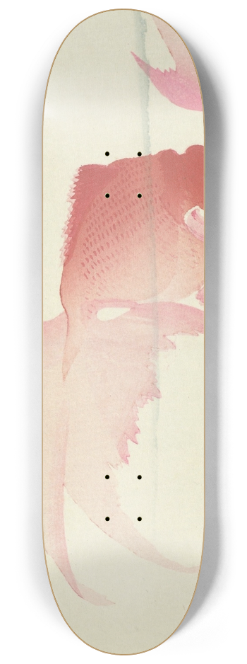 Ohara Koson - Two veil tails 8.25 inch art skate deck