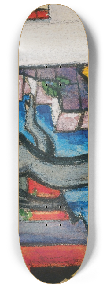 Oscar Bluemner - Mystic Tree 8.25 inch art skate deck