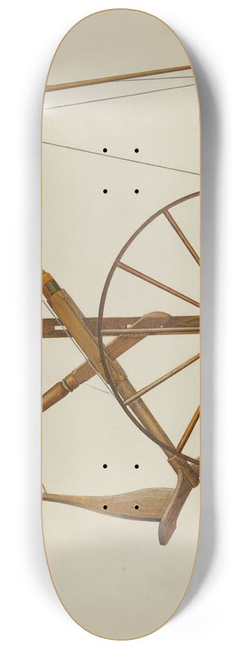 Oscar Bluhme - Spinning Wheel 8.25 inch art skate deck