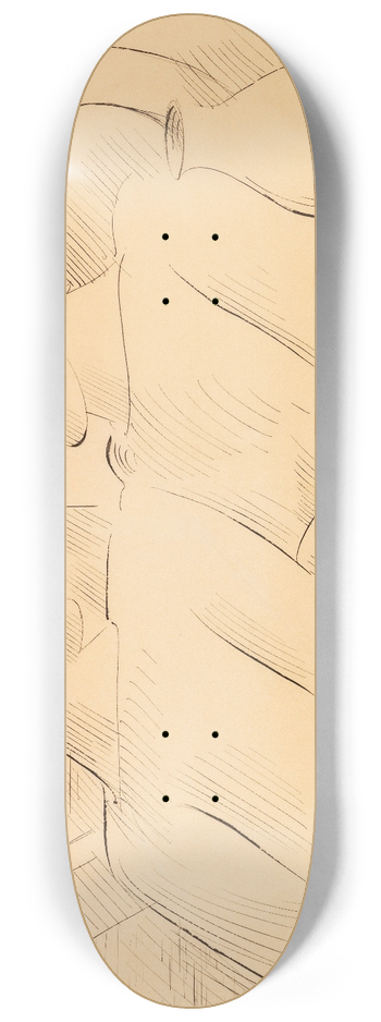 Oskar Schlemmer - Duo 8.25 inch art skate deck