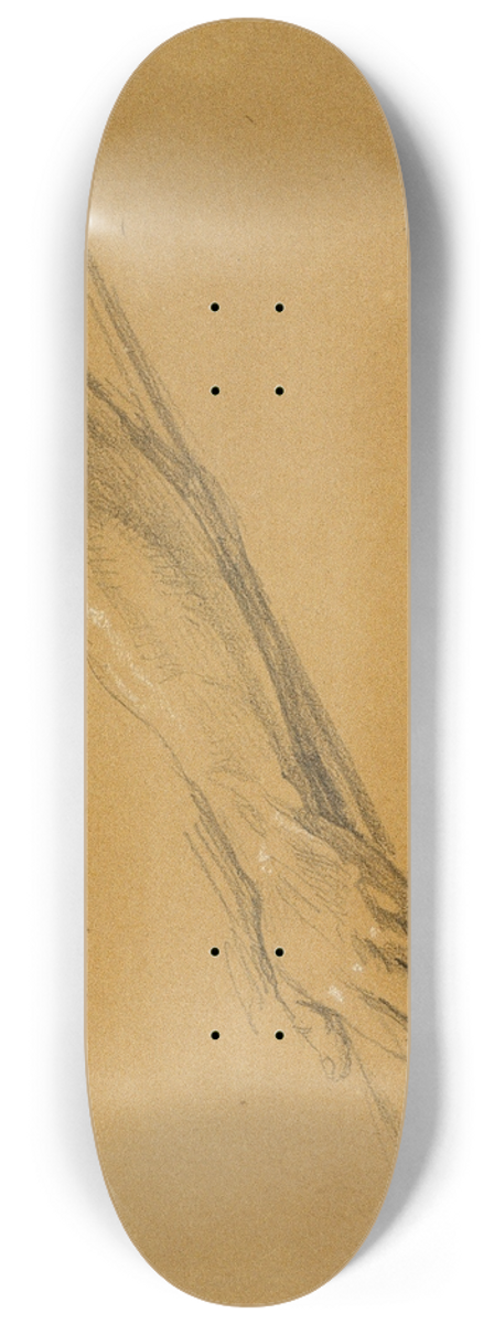 Johann Peter Krafft - Handstudie zur Szene aus dem Tiroler Freiheitskampf 8.25 inch art skate deck