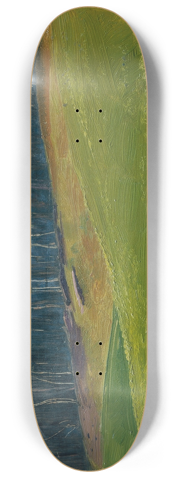 Otto Friedrich - Hellgrne Wiese Gegen Dunkle Waldlisire 8.25 inch art skate deck