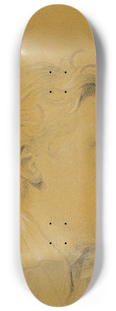 Johann Peter Krafft - Kopf eines Knaben 8.25 inch art skate deck
