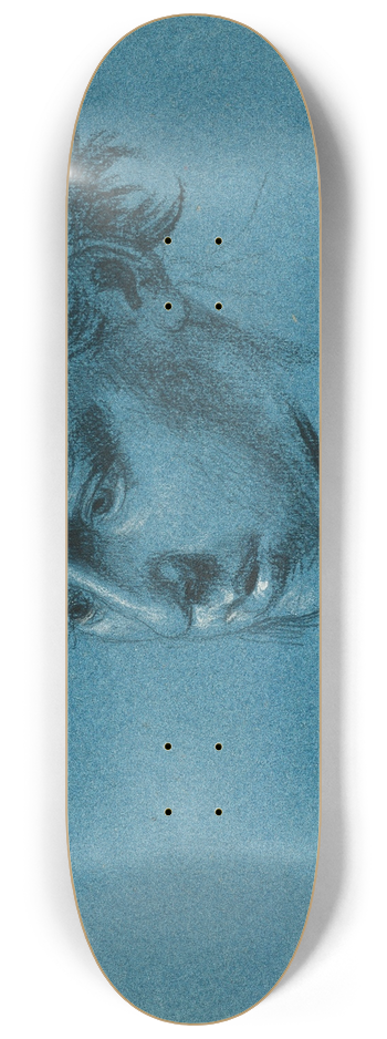 Johann Peter Krafft - Kopfstudie zur Szene aus dem Tiroler Freiheitskampf 8.25 inch art skate deck