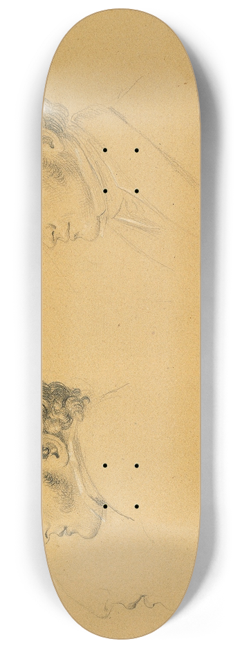 Johann Peter Krafft - Studie zum Einzug nach dem Pariser Frieden 8.25 inch art skate deck