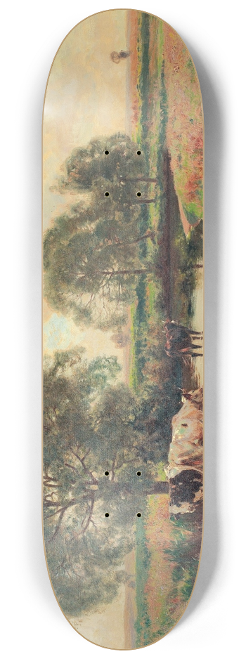 Otto Strtzel - Khe am Bachufer 8.25 inch art skate deck
