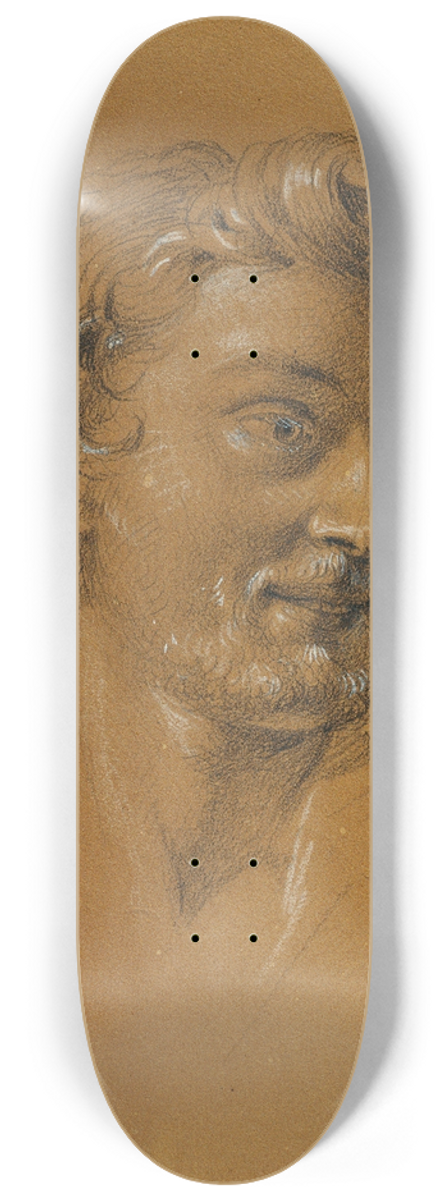 Johann Peter Krafft - Studie zu Rdiger und Angelika 8.25 inch art skate deck