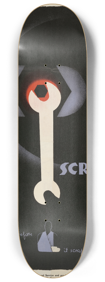 Pat Keely - Scrap It 8.25 inch art skate deck