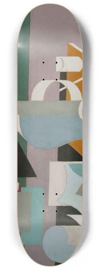 Patrick Henry Bruce - Peinture 8.25 inch art skate deck