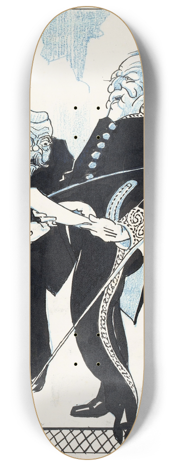 Patricq Kroon - De troonrede 8.25 inch art skate deck