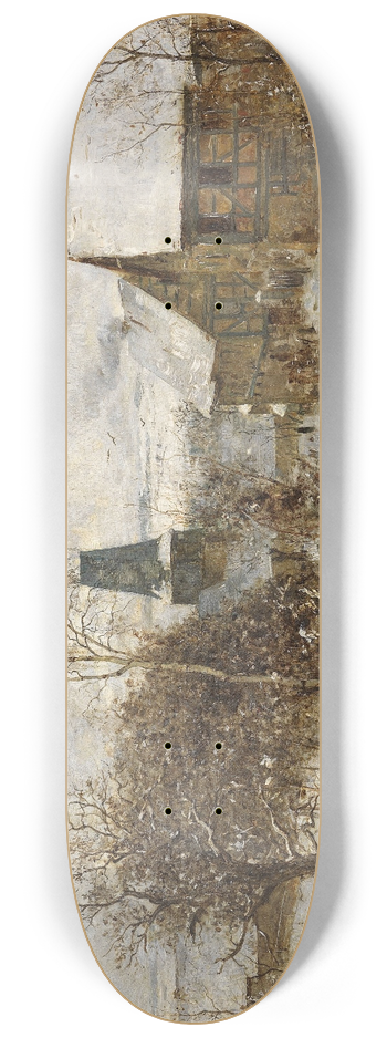 Paul Baum - Oberweimar im Winter 8.25 inch art skate deck