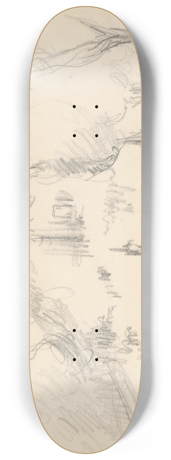 Paul Czanne - House in a Park 8.25 inch art skate deck